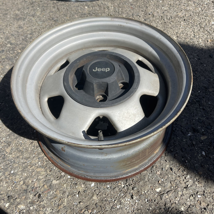 15" WRANGLER 03-04 15x7, steel, 6 spoke Original OEM Wheel Rim - View 7