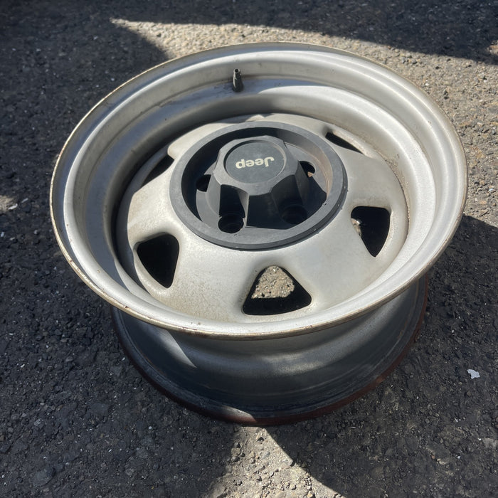 15" WRANGLER 03-04 15x7, steel, 6 spoke Original OEM Wheel Rim - View 8