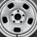 17" SIERRA 2500 PICKUP 11-14 17x7.5, steel, silver, opt NZ4 Original OEM Wheel - Angle View