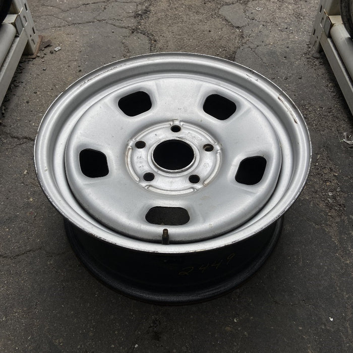 17" SIERRA 2500 PICKUP 11-14 17x7.5, steel, silver, opt NZ4 Original OEM Wheel - View 7
