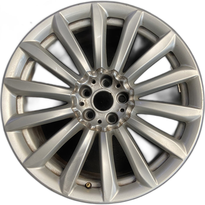 19" 640i GT 18-19 19x8.5, 7 V spoke Original OEM Wheel Rim - Front View