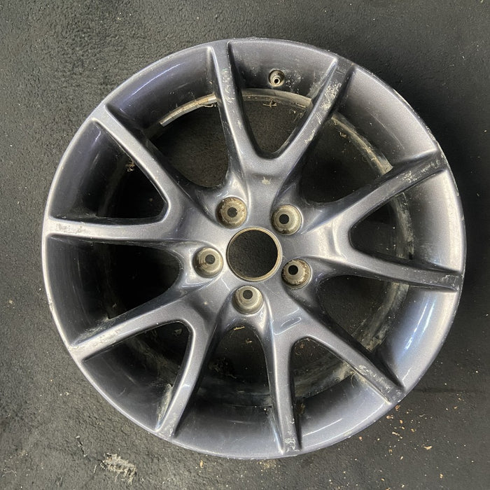 17" DART 13-16 17x7.5 alloy 5 double spoke dark gray Original OEM Wheel Rim