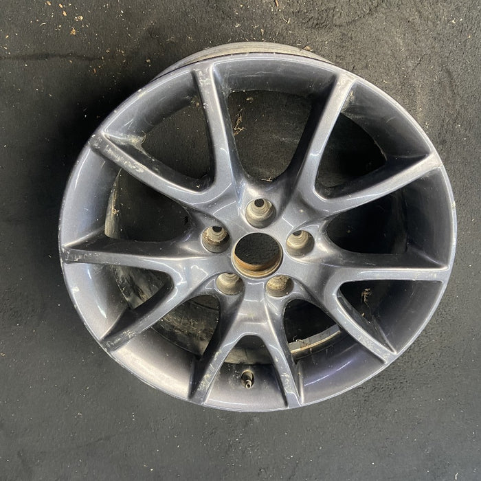 17" DART 13-16 17x7.5 alloy 5 double spoke dark gray Original OEM Wheel Rim
