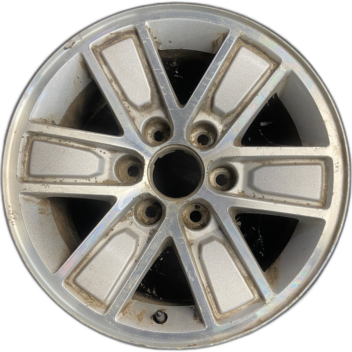17" SIERRA 1500 PICKUP 14-18 17x8, 6 spoke Original OEM Wheel Rim - Front View