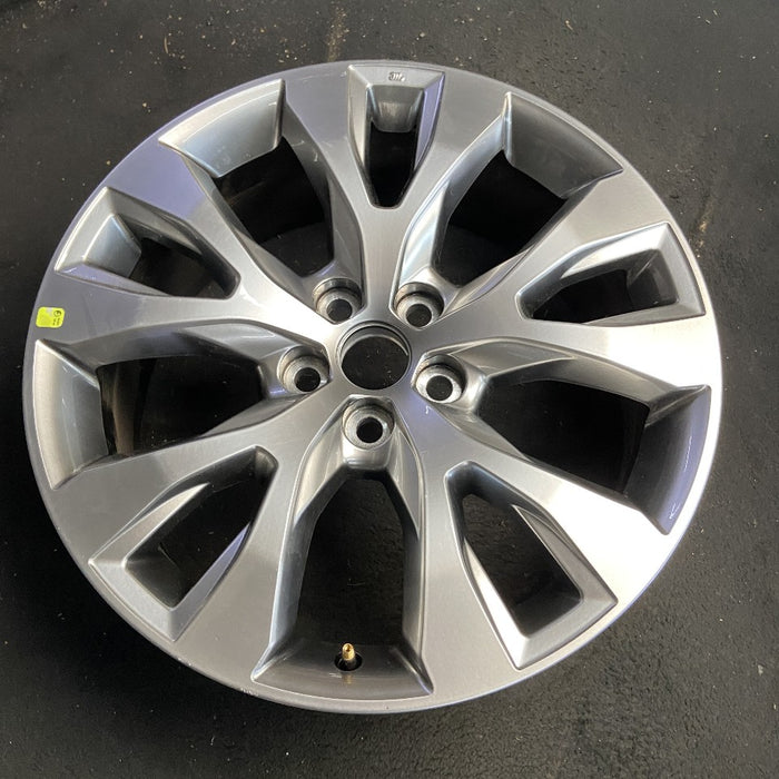 20" GRAND HIGHLANDER 24-25 20x8 alloy 5 spoke Y spoke silver Original OEM Wheel Rim