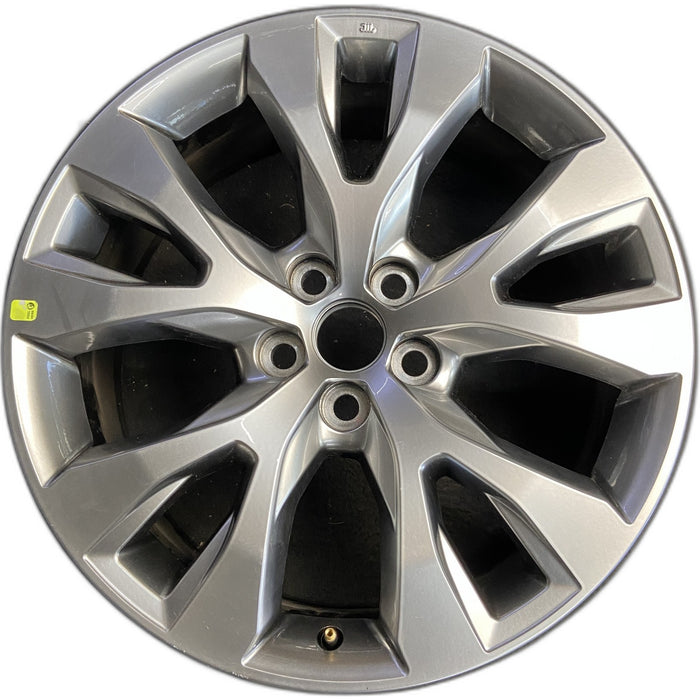 20" GRAND HIGHLANDER 24-25 20x8 , , Y spoke, silver Original OEM Wheel Rim - Front View