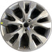 20" GRAND HIGHLANDER 24-25 20x8 , , Y spoke, silver Original OEM Wheel Rim - Front View