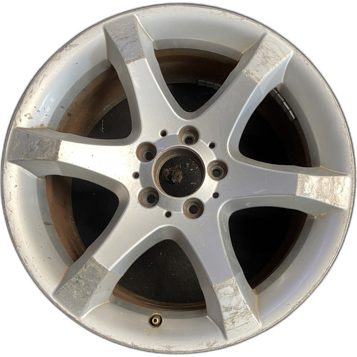 17" MERCEDES C-CLASS 07 203 Type; C230, 17x8.5 Original OEM Wheel Rim - Front View