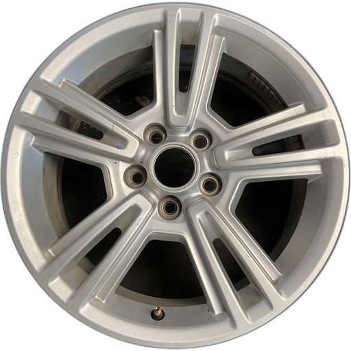 17" MUSTANG 10-14 17x7 , sparkle silver Original OEM Wheel Rim - Front View