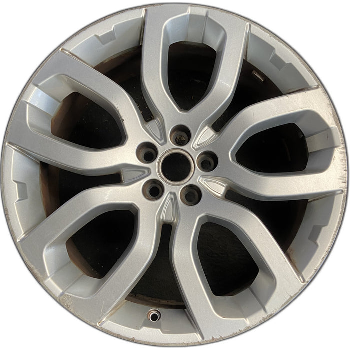 20" EVOQUE 12-16 , 20x8, 5 spoke , silver Original OEM Wheel Rim - Front View