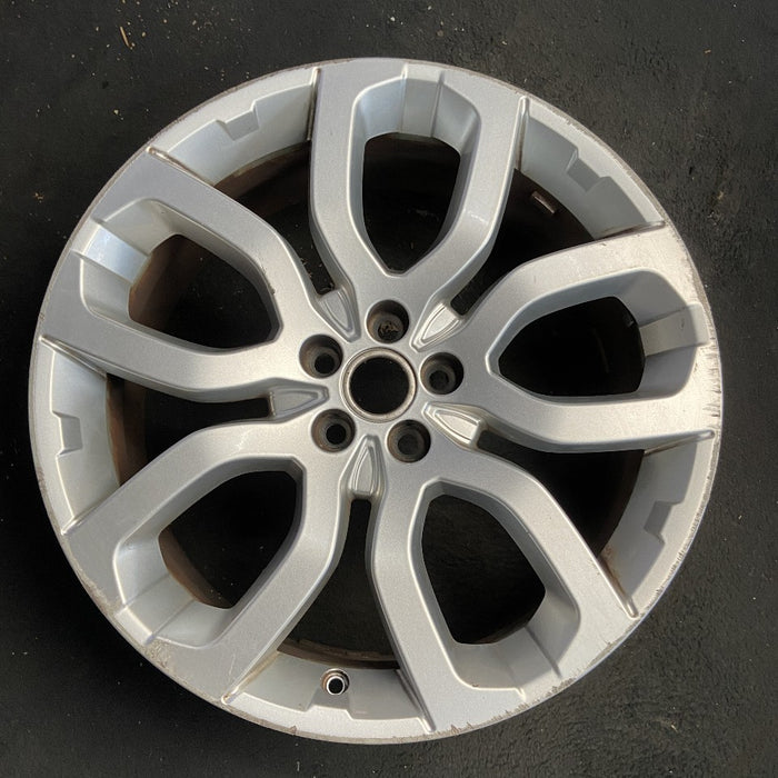 20" EVOQUE 12-16 alloy 20x8 5 spoke U shaped silver Original OEM Wheel Rim