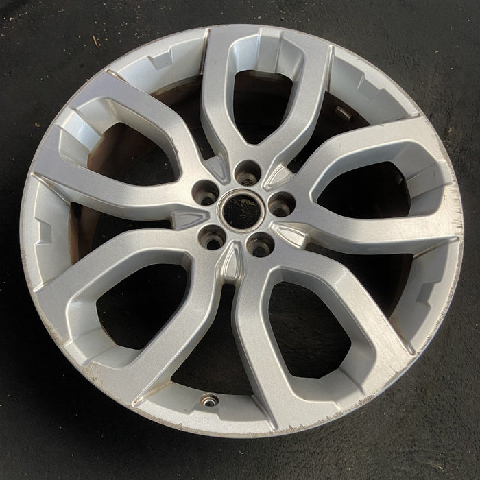 20" EVOQUE 12-16 alloy 20x8 5 spoke U shaped silver Original OEM Wheel Rim