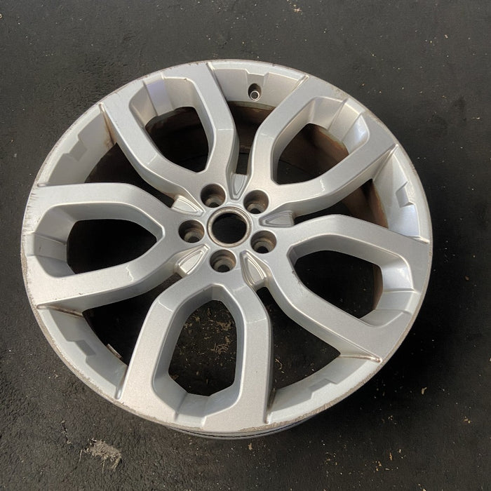 20" EVOQUE 12-16 alloy 20x8 5 spoke U shaped silver Original OEM Wheel Rim
