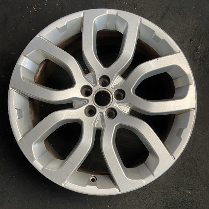 20" EVOQUE 12-16 alloy 20x8 5 spoke U shaped silver Original OEM Wheel Rim