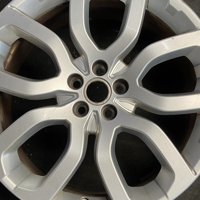 20" EVOQUE 12-16 alloy 20x8 5 spoke U shaped silver Original OEM Wheel Rim