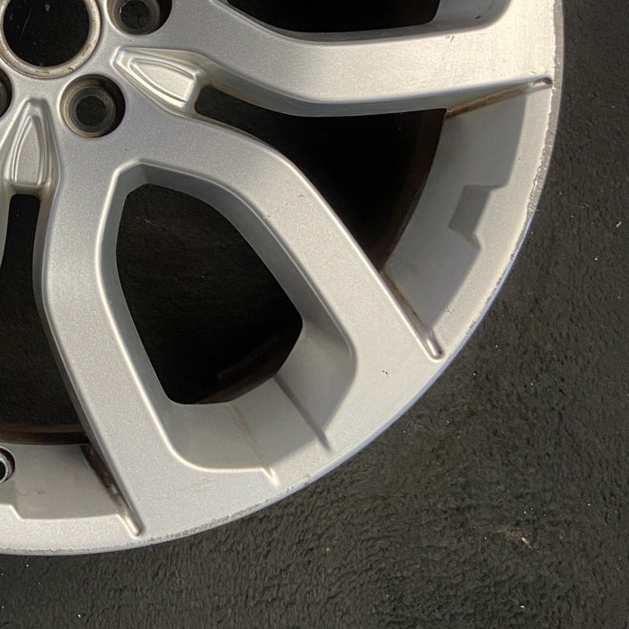 20" EVOQUE 12-16 alloy 20x8 5 spoke U shaped silver Original OEM Wheel Rim