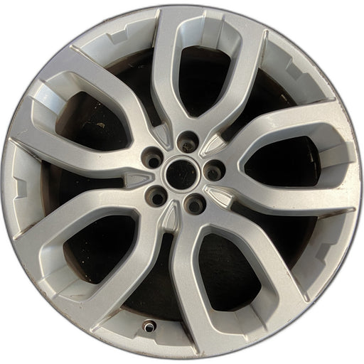 20" EVOQUE 12-16 , 20x8, 5 spoke , silver Original OEM Wheel Rim - Front View
