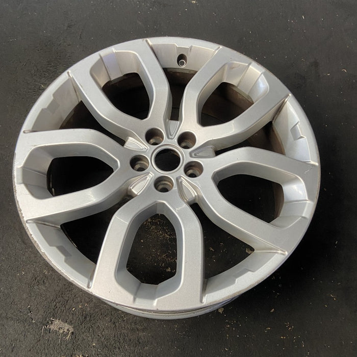 20" EVOQUE 12-16 alloy 20x8 5 spoke U shaped silver Original OEM Wheel Rim