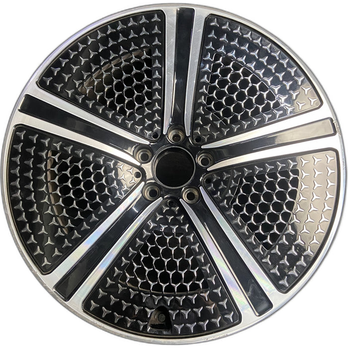 20" EQE-CLASS 23-25 295 Type, 20x9 , w/mesh cut-outs, grooved spoke Original - Front View