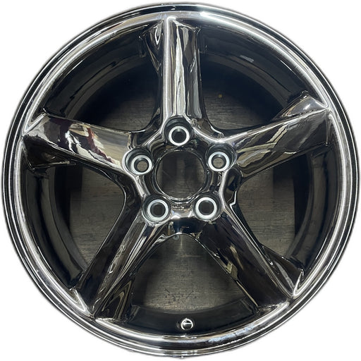 16" VOLVO 70 SERIES 98-99 16x6.5, alloy, 5 spoke, twisted Original OEM Wheel Rim - Front View