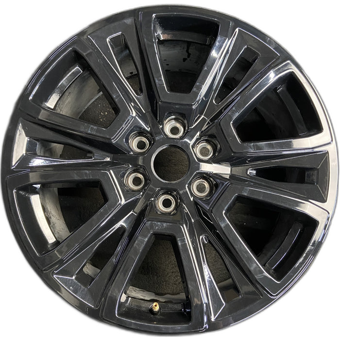 20" FORD F150 PICKUP 24-25 20x8.5, , split spoke, , black Original OEM Wheel Rim - Front View