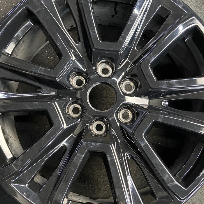20" FORD F150 PICKUP 24-25 20x8.5 6 spoke split spoke V spoke black Original OEM Wheel Rim
