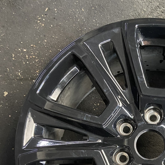 20" FORD F150 PICKUP 24-25 20x8.5 6 spoke split spoke V spoke black Original OEM Wheel Rim