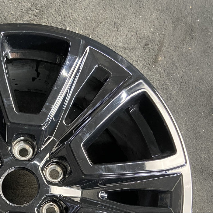 20" FORD F150 PICKUP 24-25 20x8.5 6 spoke split spoke V spoke black Original OEM Wheel Rim