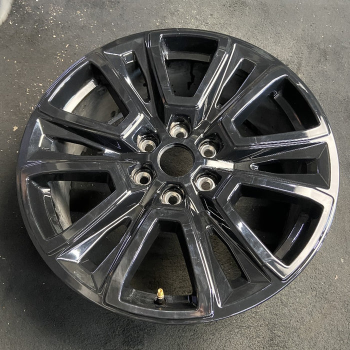 20" FORD F150 PICKUP 24-25 20x8.5 6 spoke split spoke V spoke black Original OEM Wheel Rim