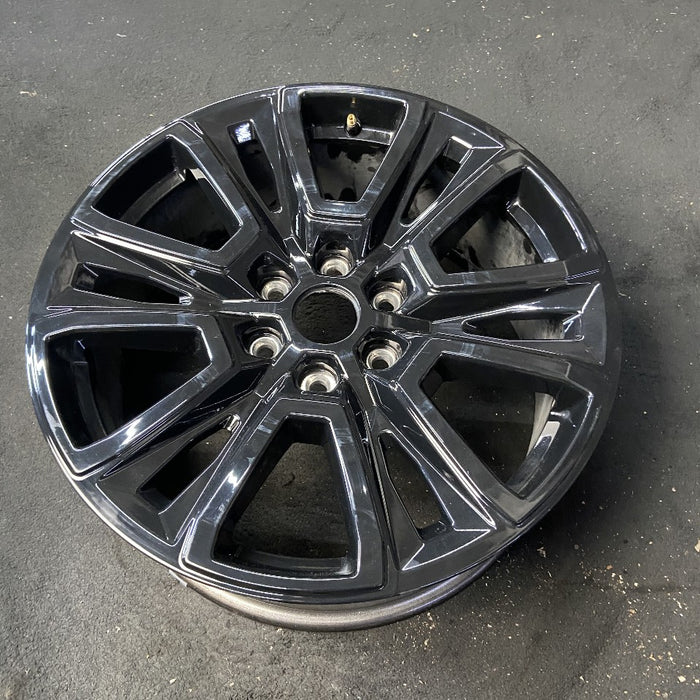 20" FORD F150 PICKUP 24-25 20x8.5 6 spoke split spoke V spoke black Original OEM Wheel Rim