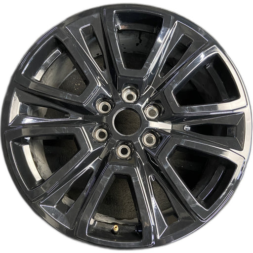 20" FORD F150 PICKUP 24-25 20x8.5, , split spoke, , black Original OEM Wheel Rim - Front View