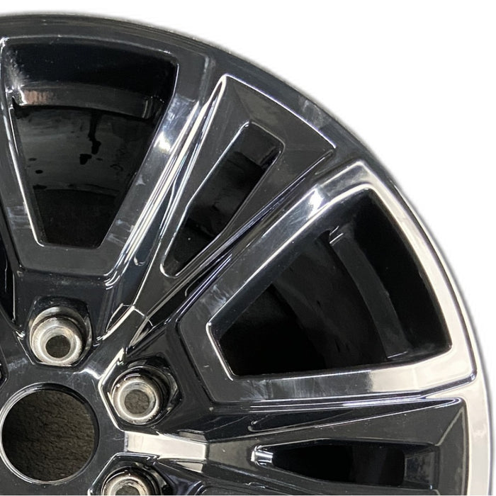 20" FORD F150 PICKUP 24-25 20x8.5 6 spoke split spoke V spoke black Original OEM Wheel Rim