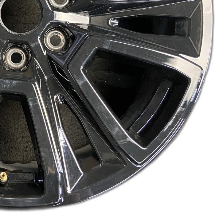 20" FORD F150 PICKUP 24-25 20x8.5 6 spoke split spoke V spoke black Original OEM Wheel Rim