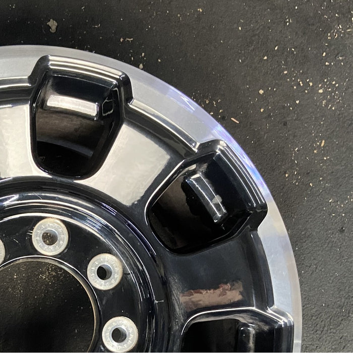 18" FORD F250SD PICKUP 23-24 18x8 aluminum 8 spoke single spoke dark gray Original OEM Wheel Rim