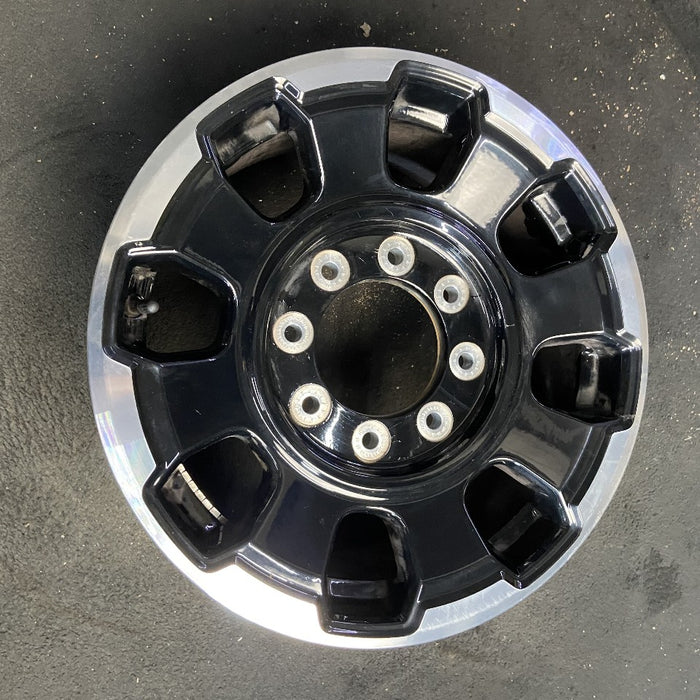18" FORD F250SD PICKUP 23-24 18x8 aluminum 8 spoke single spoke dark gray Original OEM Wheel Rim