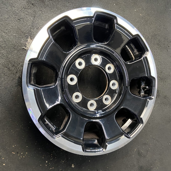 18" FORD F250SD PICKUP 23-24 18x8 aluminum 8 spoke single spoke dark gray Original OEM Wheel Rim