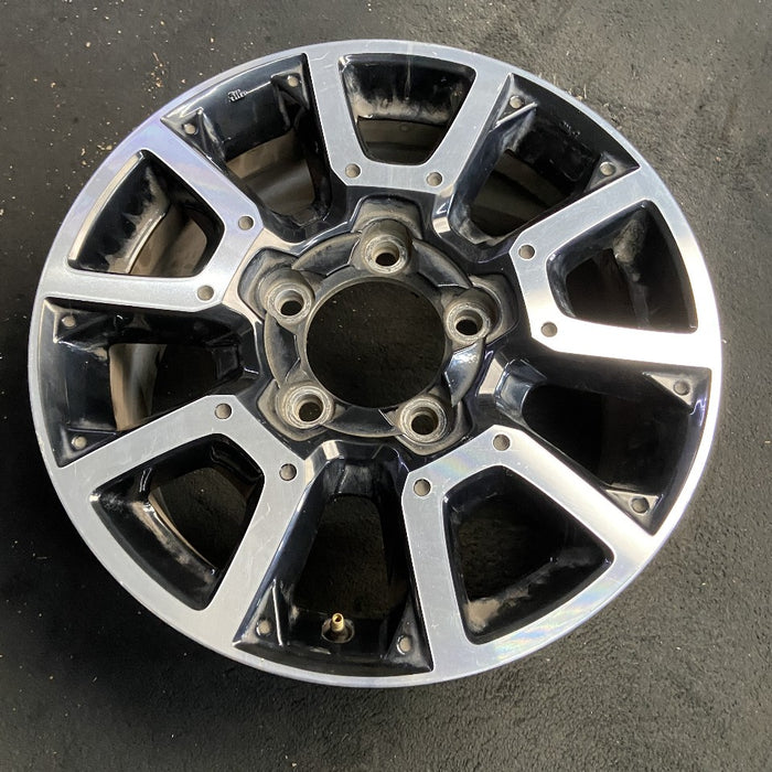 18" TUNDRA 14 18x8 alloy 10 spoke silver black Original OEM Wheel Rim