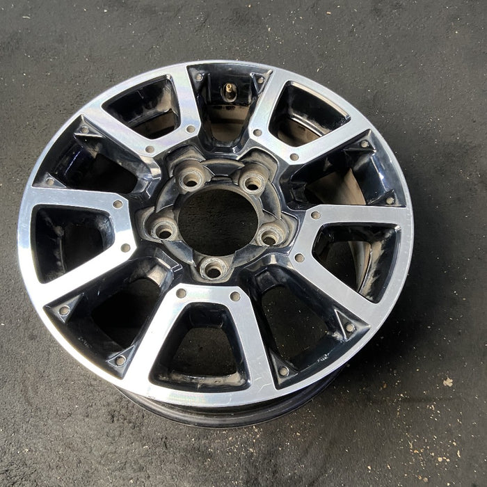 18" TUNDRA 14 18x8 alloy 10 spoke silver black Original OEM Wheel Rim