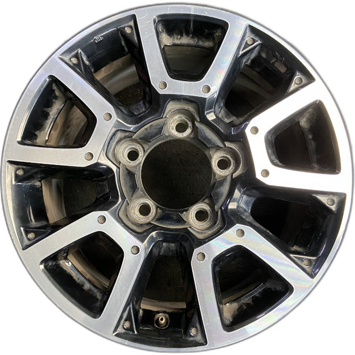 18" TUNDRA 14 18x8 alloy 10 spoke silver black Original OEM Wheel Rim