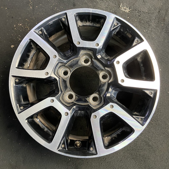 18" TUNDRA 14 18x8 alloy 10 spoke silver black Original OEM Wheel Rim