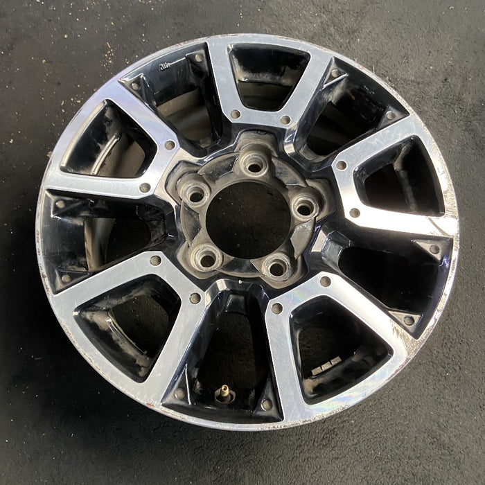 18" TUNDRA 14 18x8 alloy 10 spoke silver black Original OEM Wheel Rim