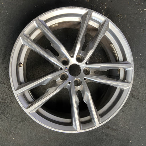 19" BMW X3 21 19x7.5 , , double spoke, gray Original OEM Wheel Rim - Additional View