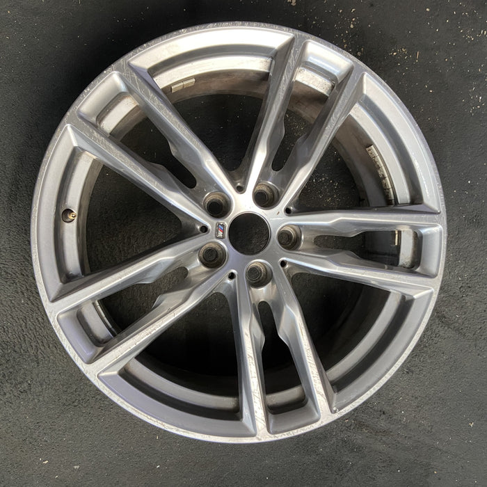 19" BMW X3 21 19x7.5 , , double spoke, gray Original OEM Wheel Rim - Additional View