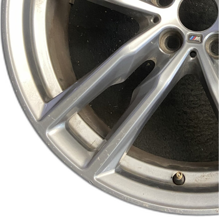 19" BMW X3 21 19x7.5 alloy frt or rear 5 spoke double spoke gray Original OEM Wheel Rim