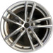 19" BMW X3 21 19x7.5 , , double spoke, gray Original OEM Wheel Rim - Front View