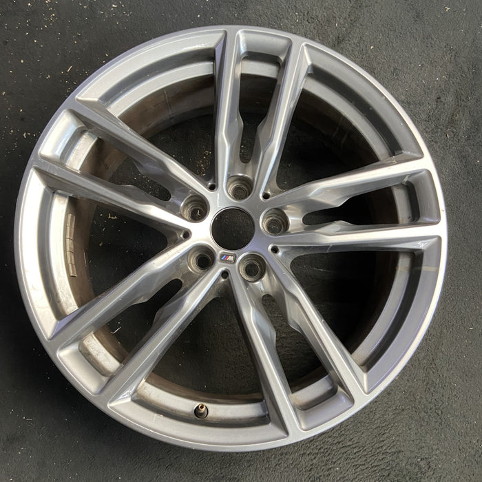 19" BMW X3 21 19x7.5 , , double spoke, gray Original OEM Wheel Rim - Additional View