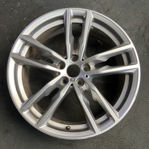 19" BMW X3 21 19x7.5 , , double spoke, gray Original OEM Wheel Rim - Additional View