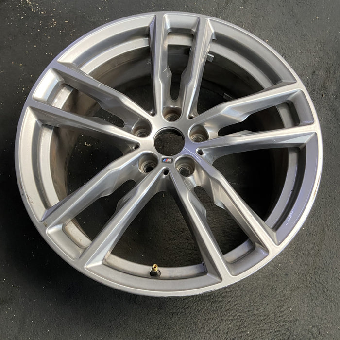 19" BMW X3 21 19x7.5 , , double spoke, gray Original OEM Wheel Rim - View 7