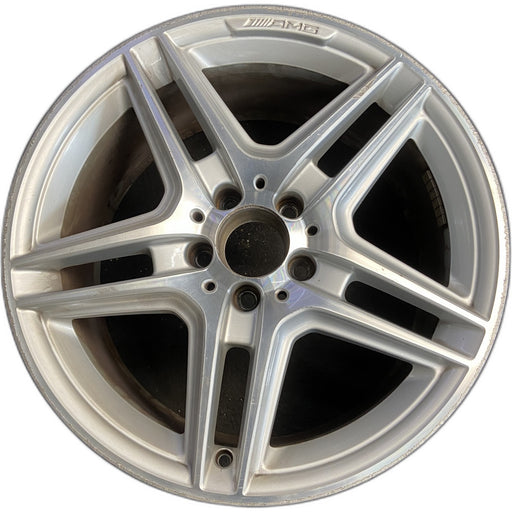18" MERCEDES E-CLASS 11 212 Type, Sdn, E350, 18x9, 10 spoke Original OEM Wheel - Front View