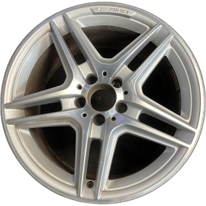 18" MERCEDES E-CLASS 11 212 Type, Sdn, E350, 18x9, 10 spoke Original OEM Wheel - Front View
